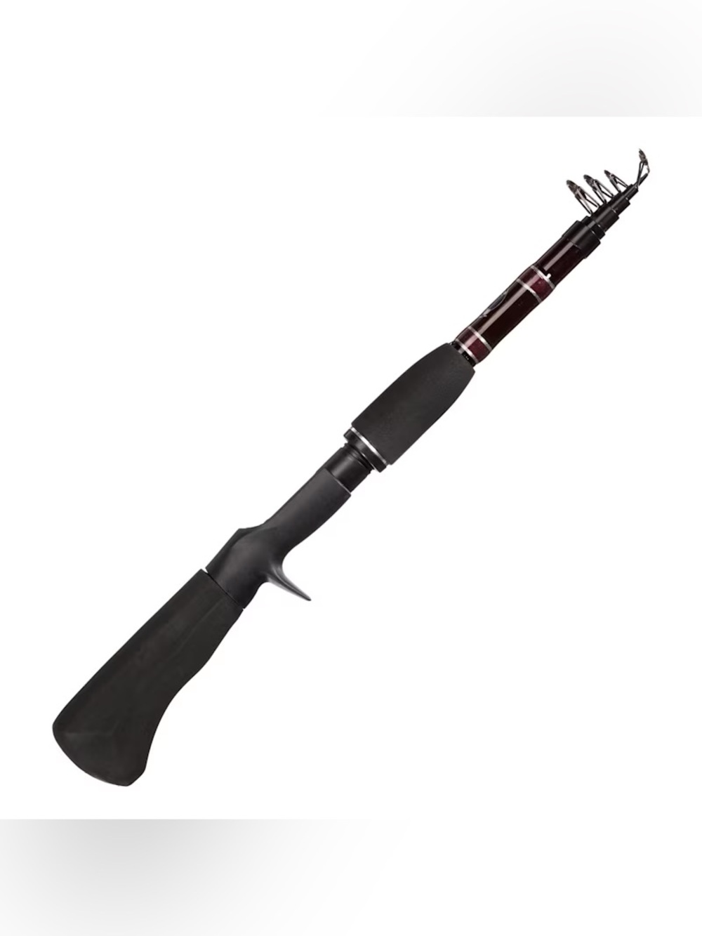 Bass Pro Shops Power Plus Graphite Telescopic Casting Rod - 6' -
